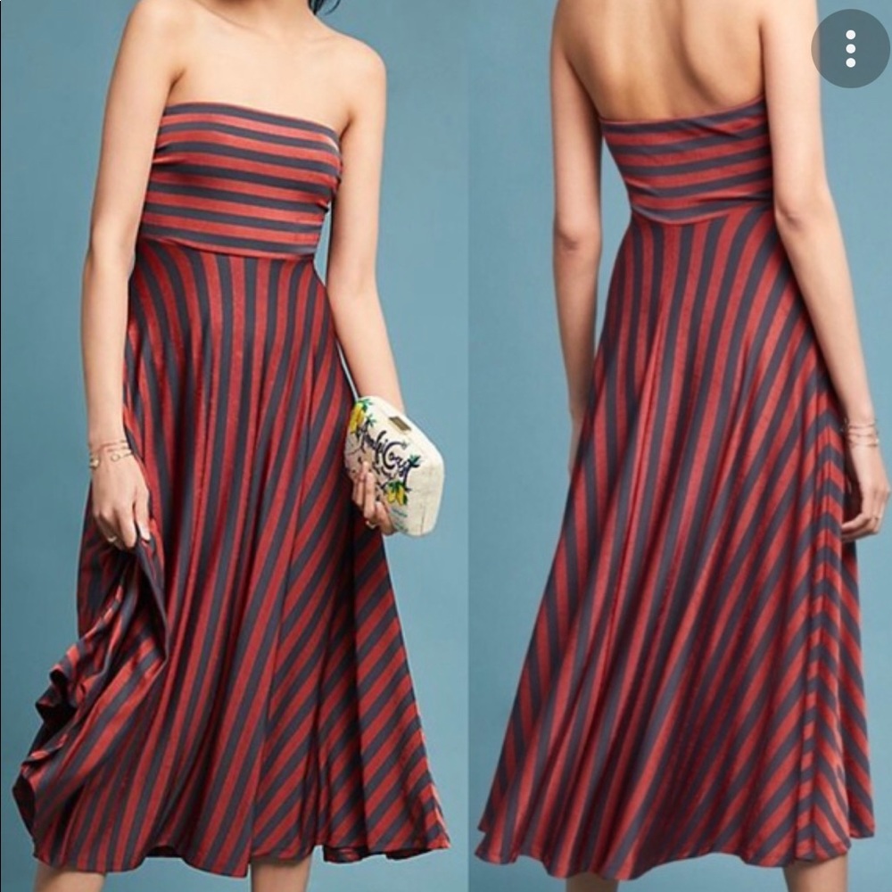 Maeve by Anthropologie Strapless dress size S
